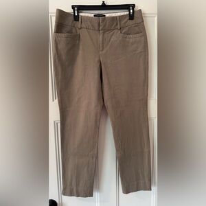 Banana Republic women’s Khaki Chinos crop capri stretch size 10 Jackson fit